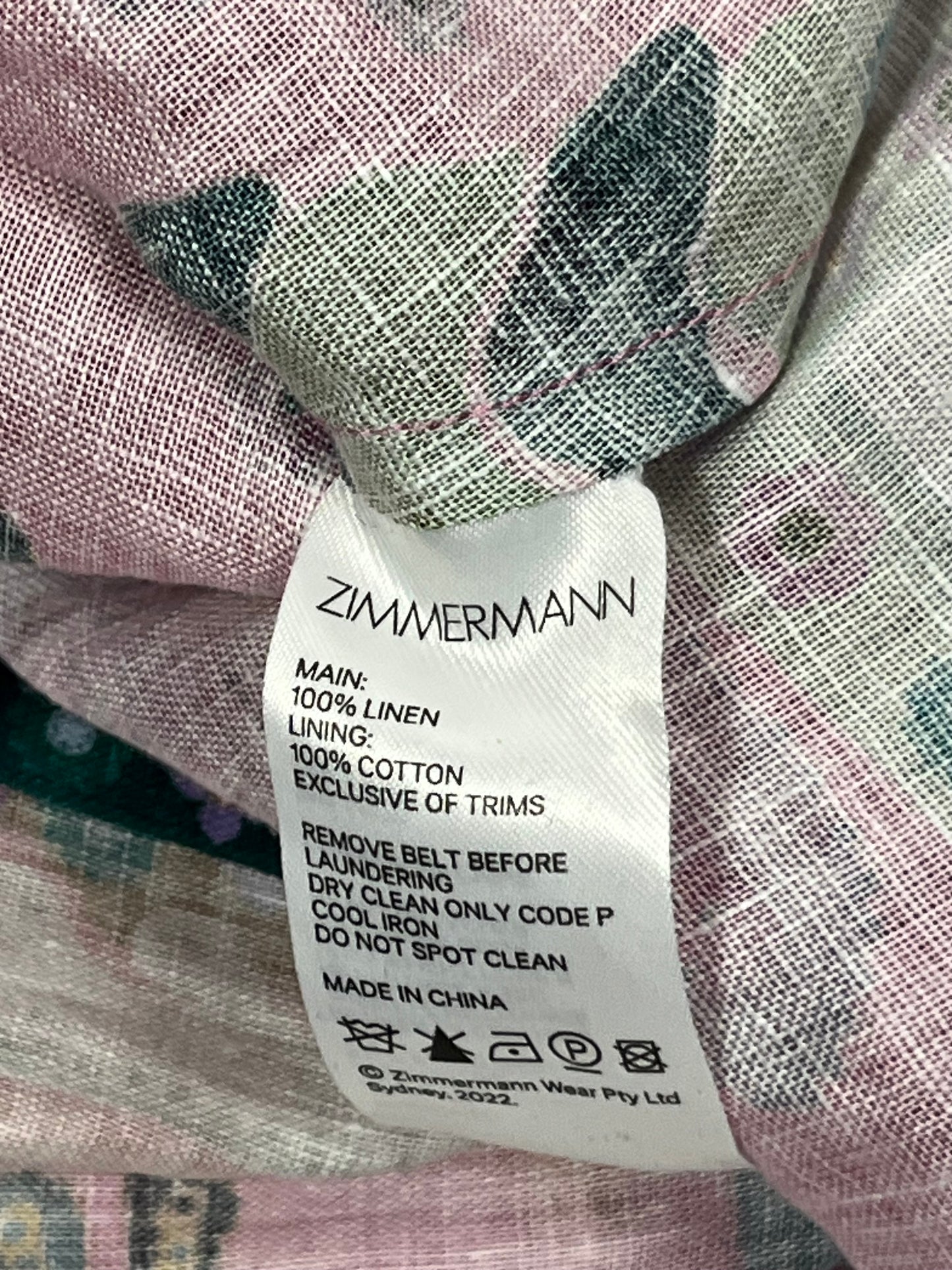 Zimmerman Linen minidress