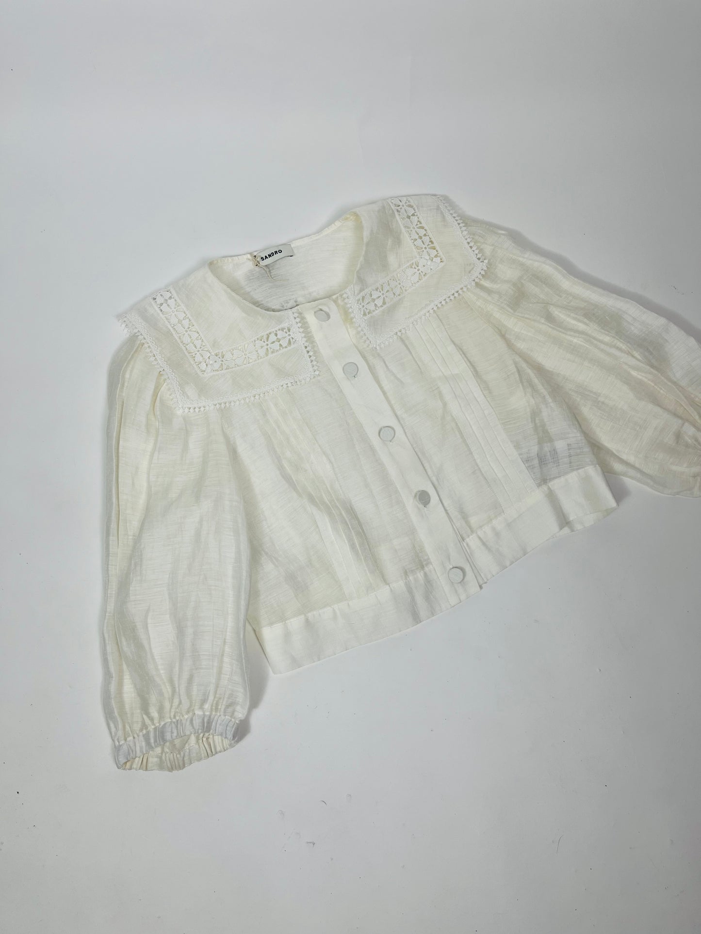 Sandro linen top