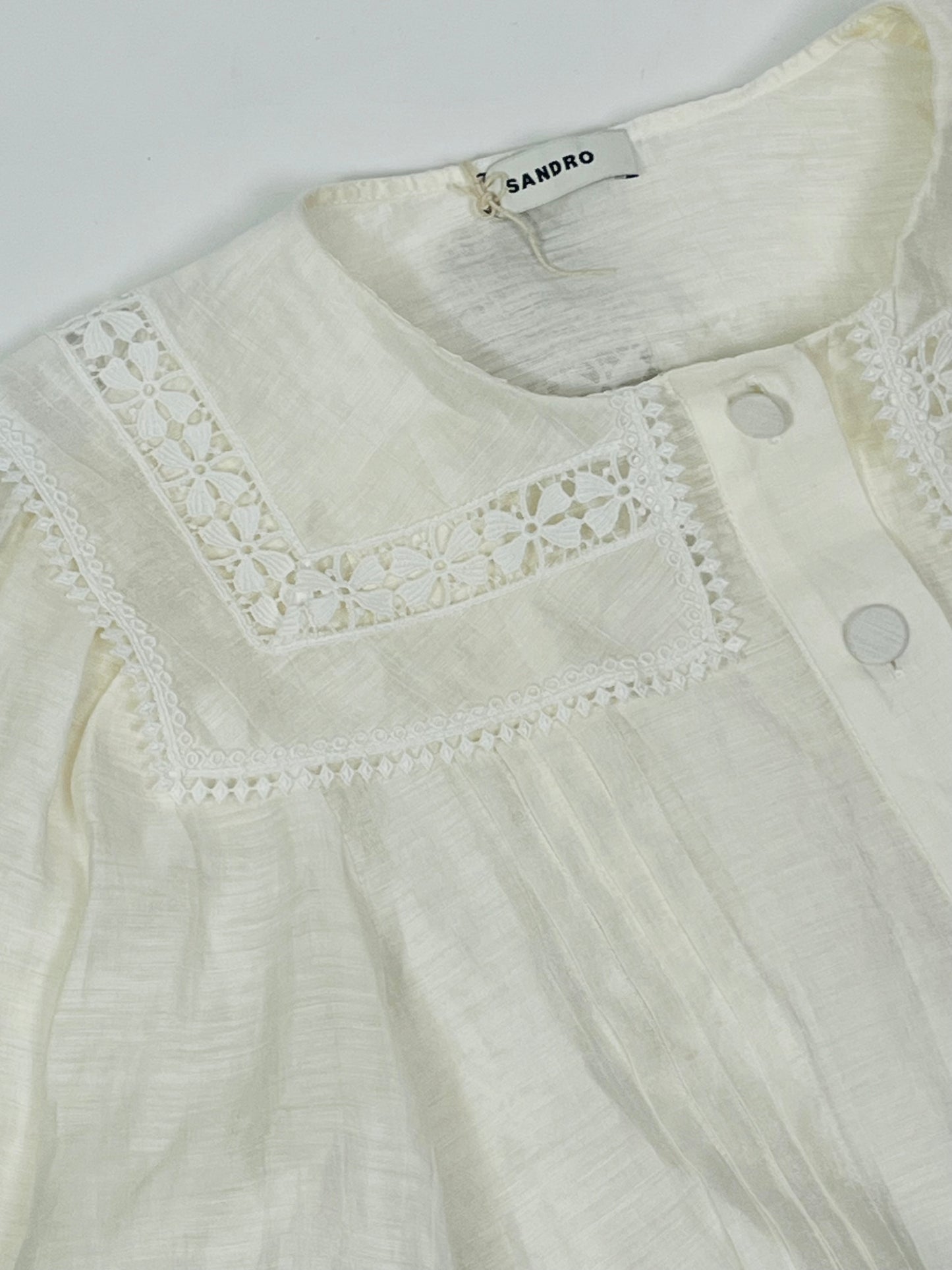 Sandro linen top