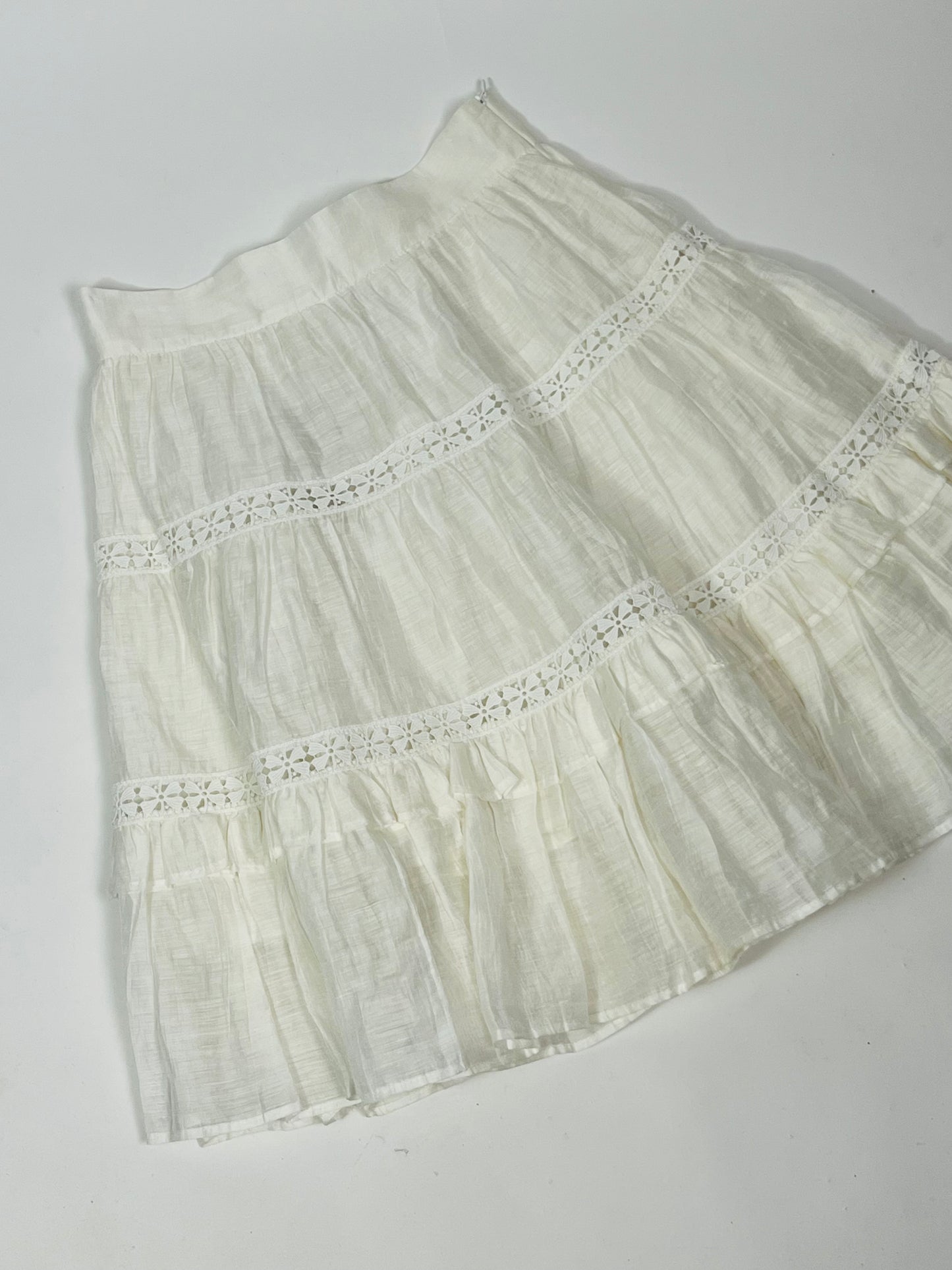 Sandro linen skirt