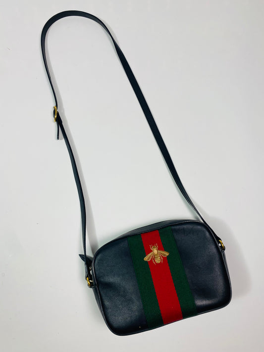 GUCCI Webby Bee Crossbody Bag
