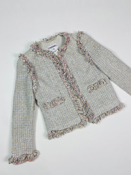 CHANEL Spring 2004 Tweed Skirt Suit