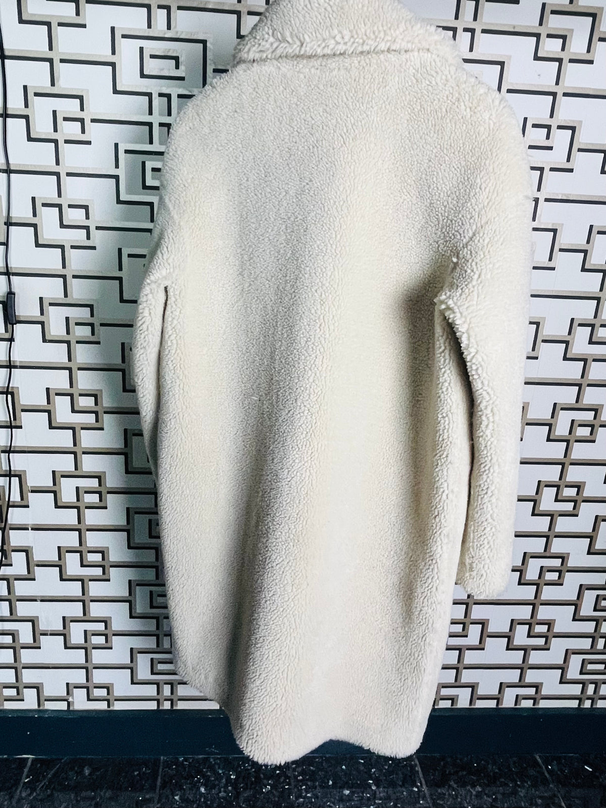 Stand fun fur coat