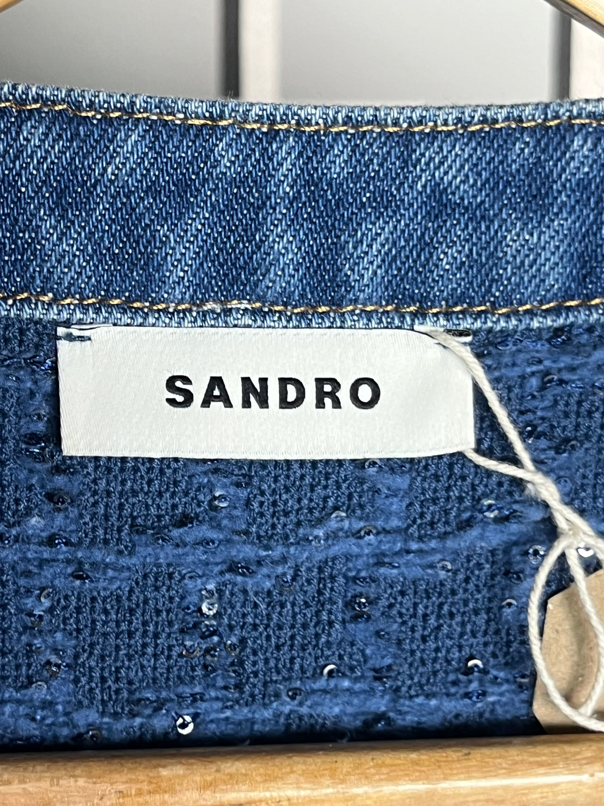 Sandro button through shift dress