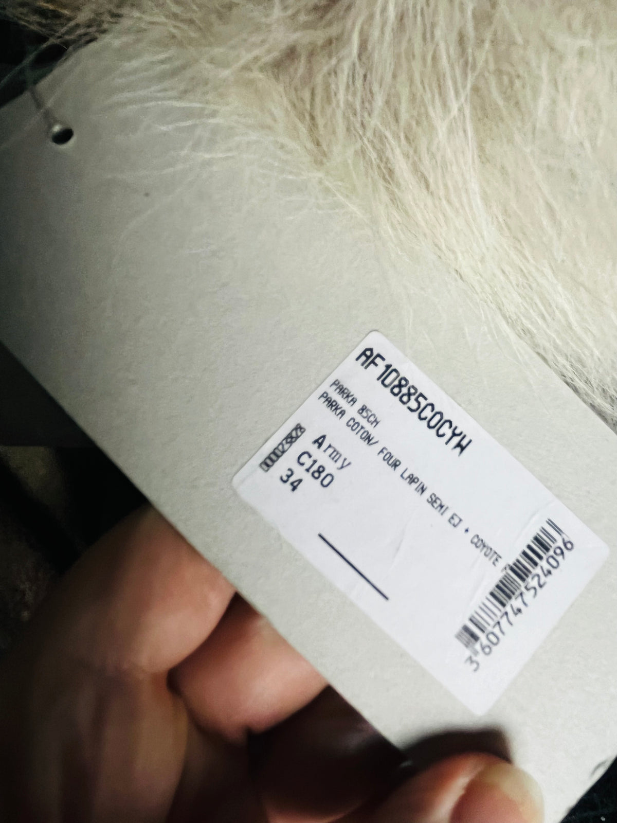 Yves Salomon fur lined parka