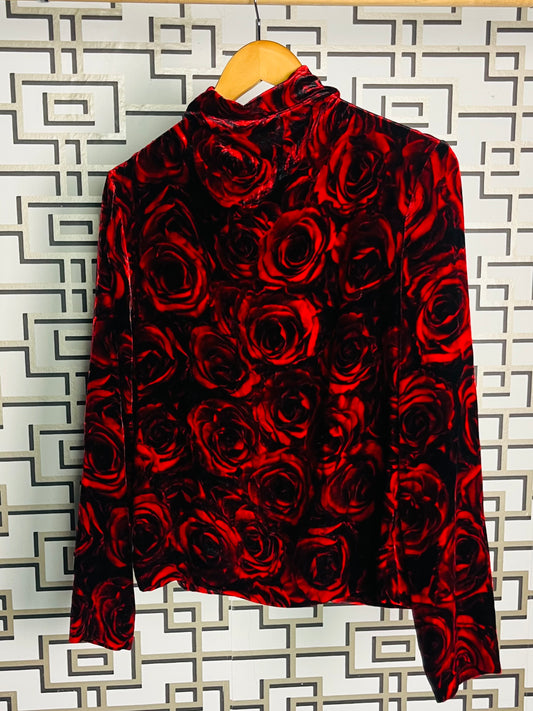 Dries Van Noten velour top
