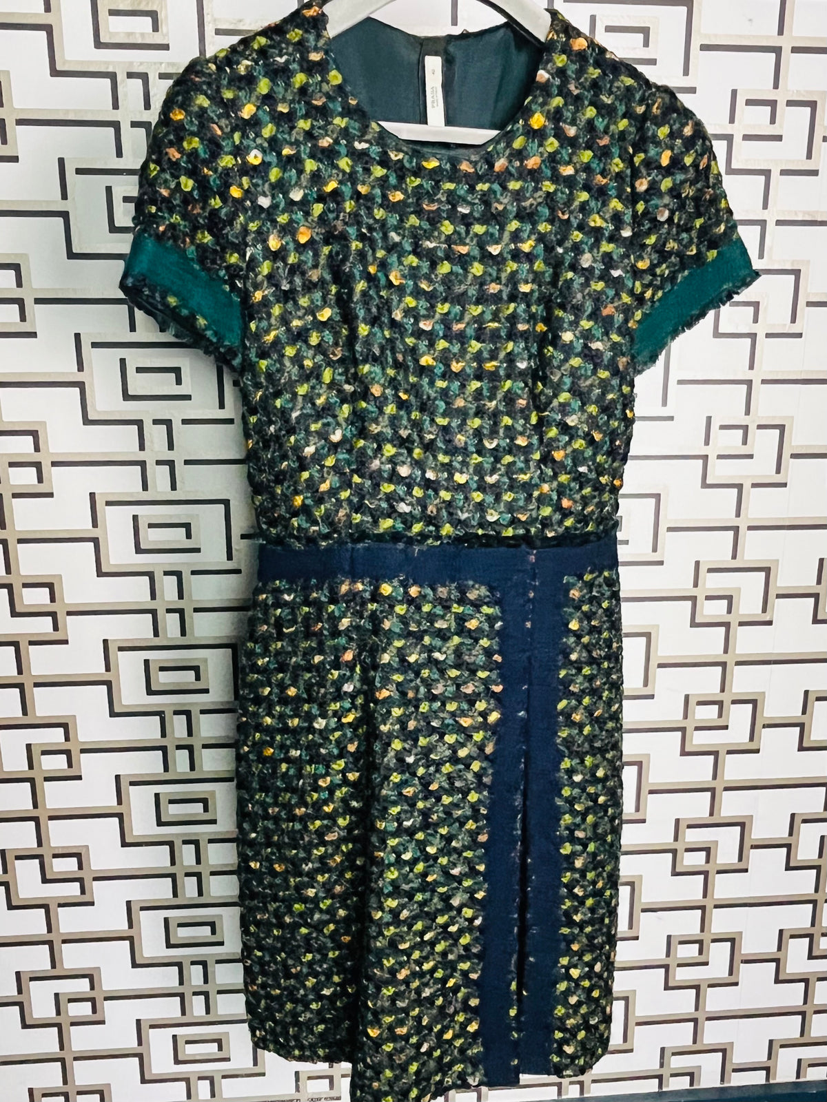 Prada boucle wool dress