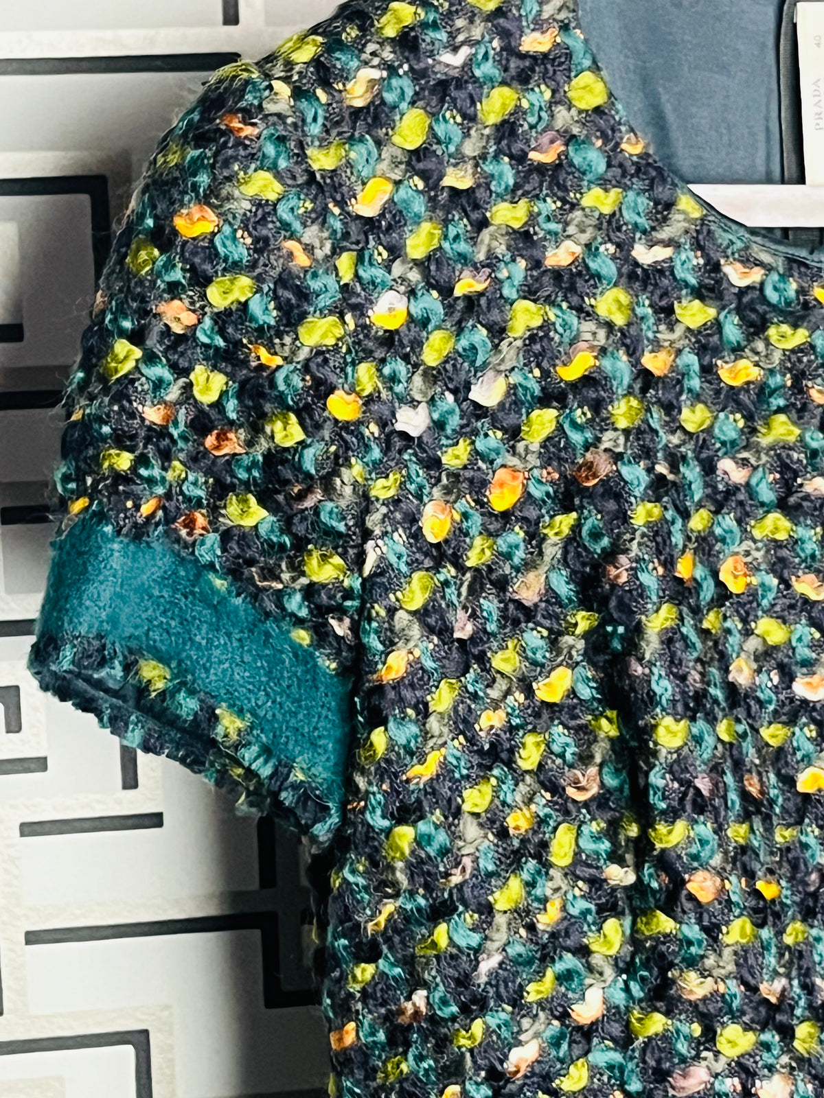 Prada boucle wool dress