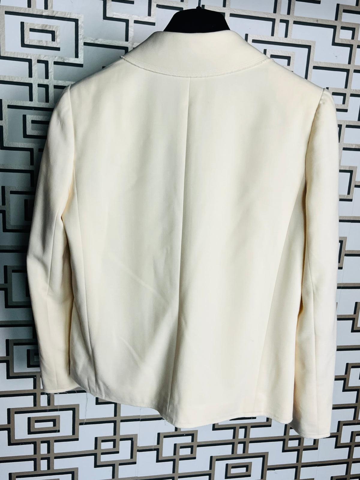 CHANEL cream wool jacket