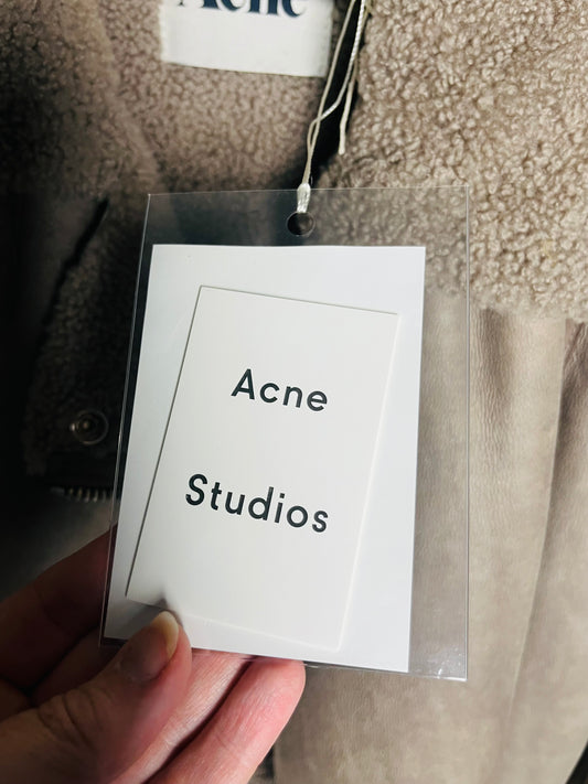 Acne Studios suede  flight jacket