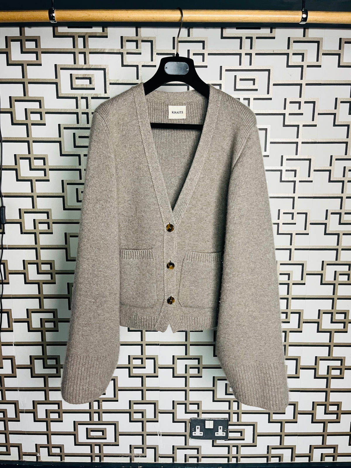 Khaite ' Scarlet ' cashmere cardigan