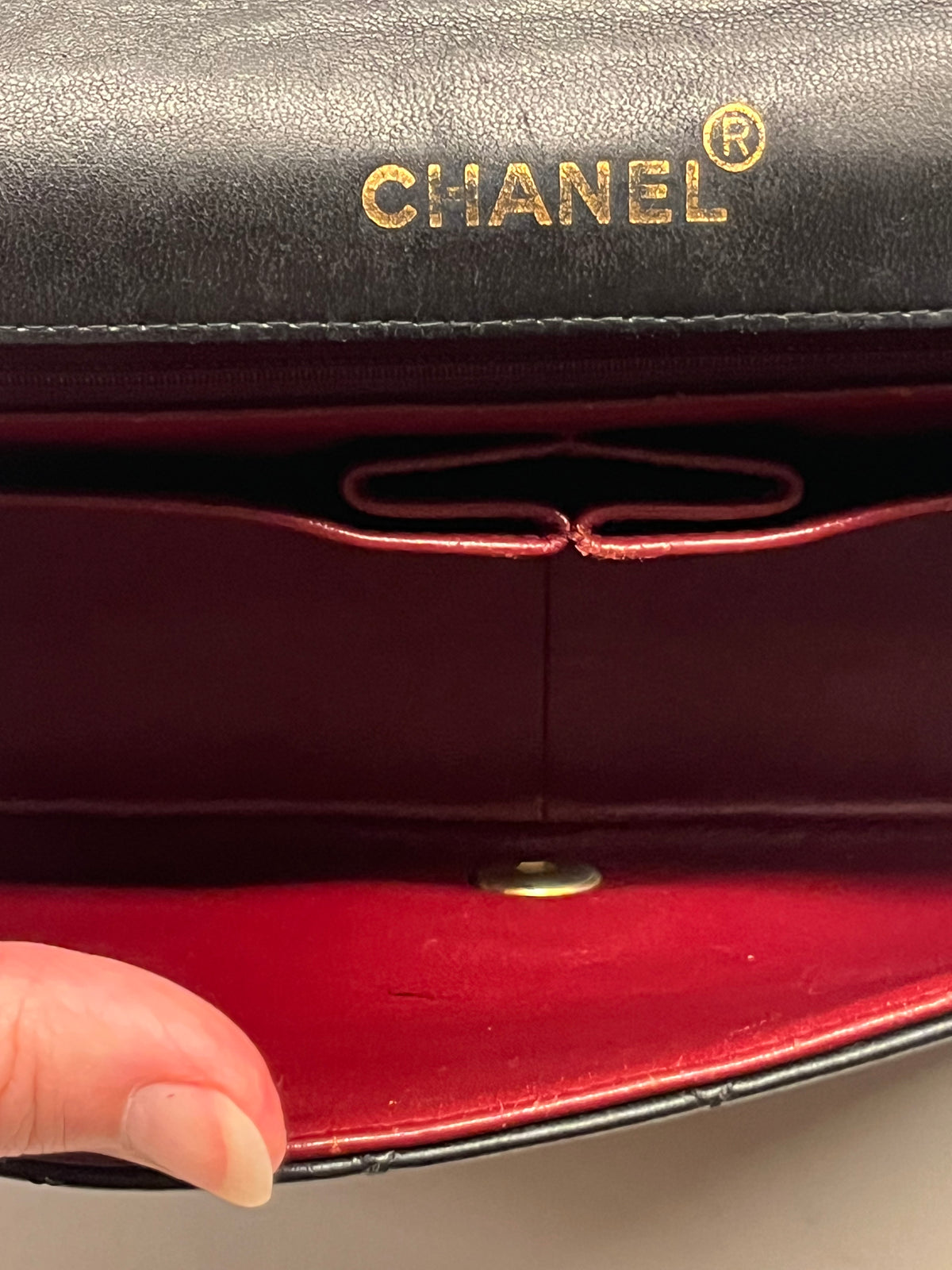 Vintage CHANEL full flap lambskin