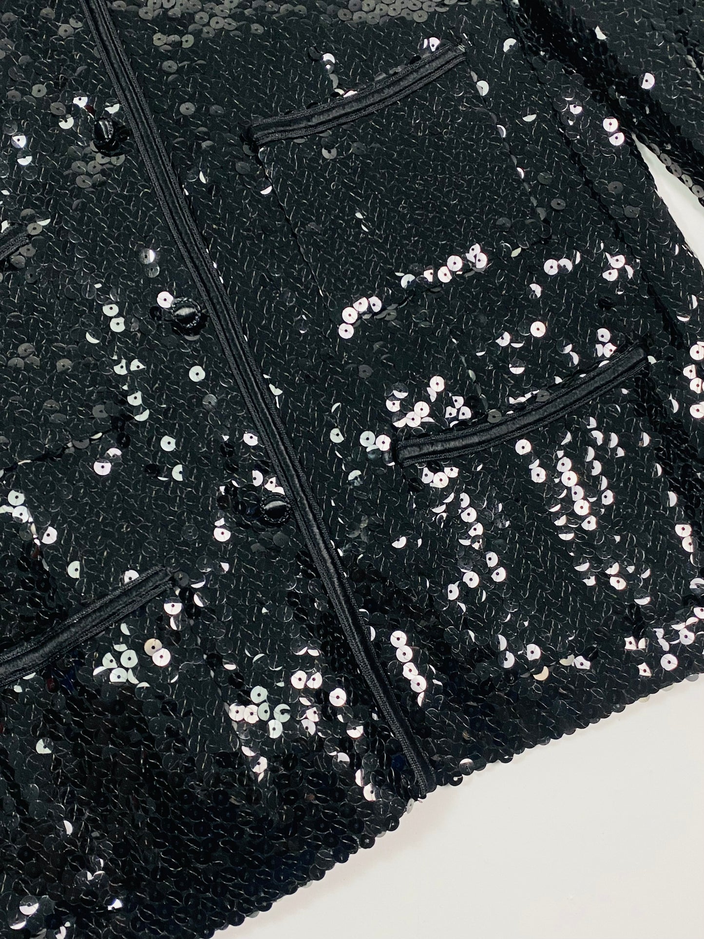 CHANEL Sequin Skirt Suit ( vintage )