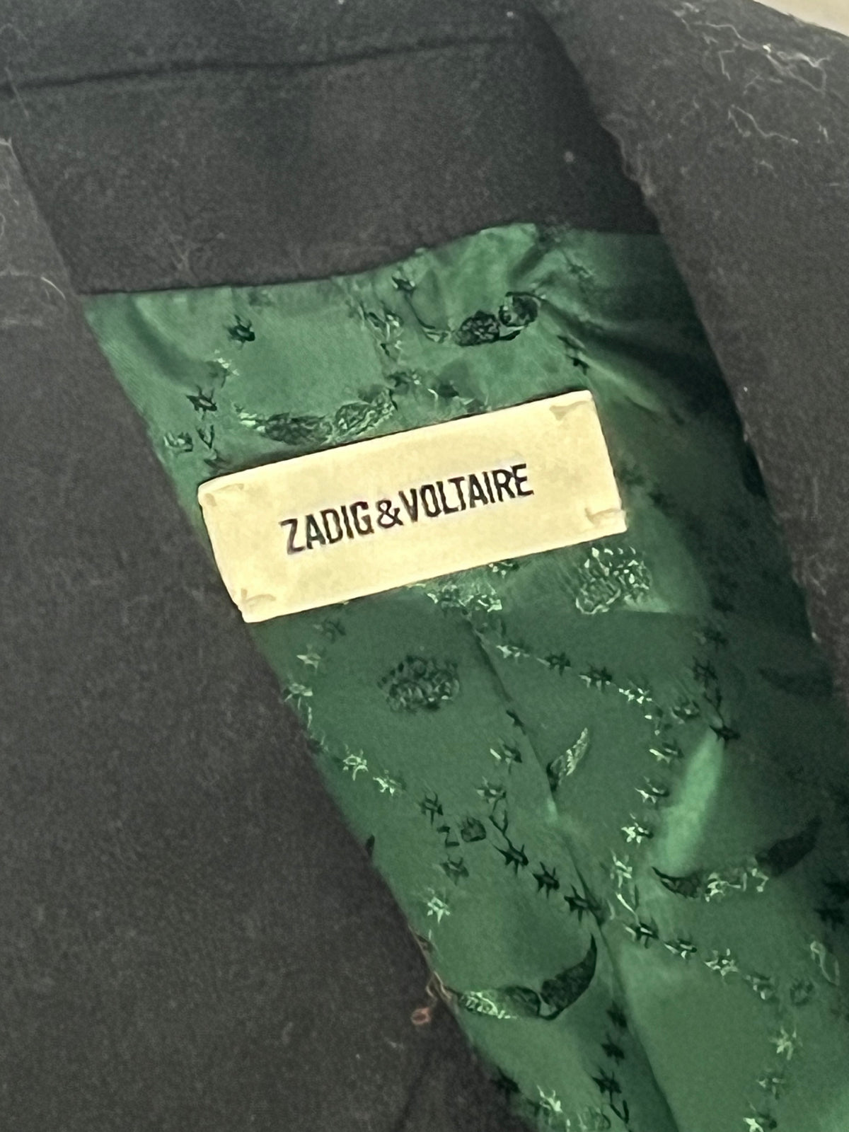 Zadig & Voltaire Marcova black coat