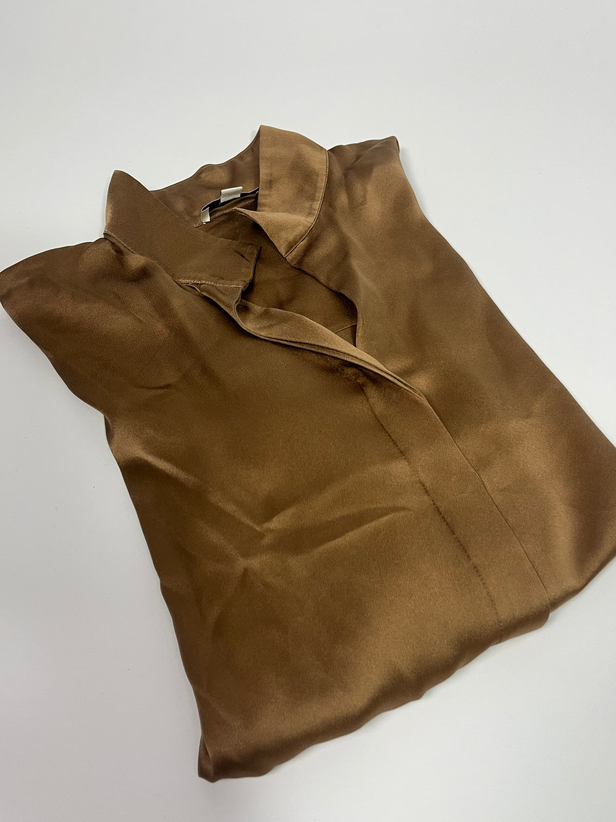 Vince long sleeve silk shirt