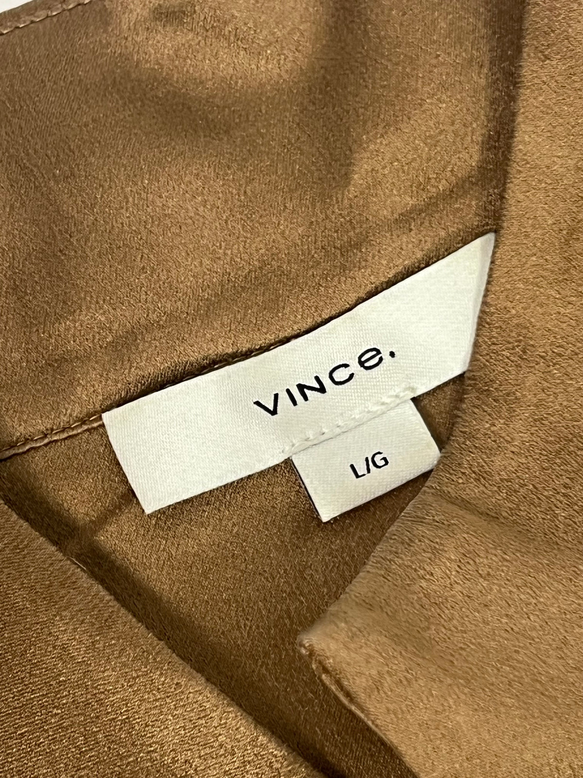 Vince long sleeve silk shirt