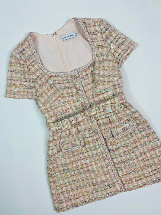 Self Portrait Belted Dress