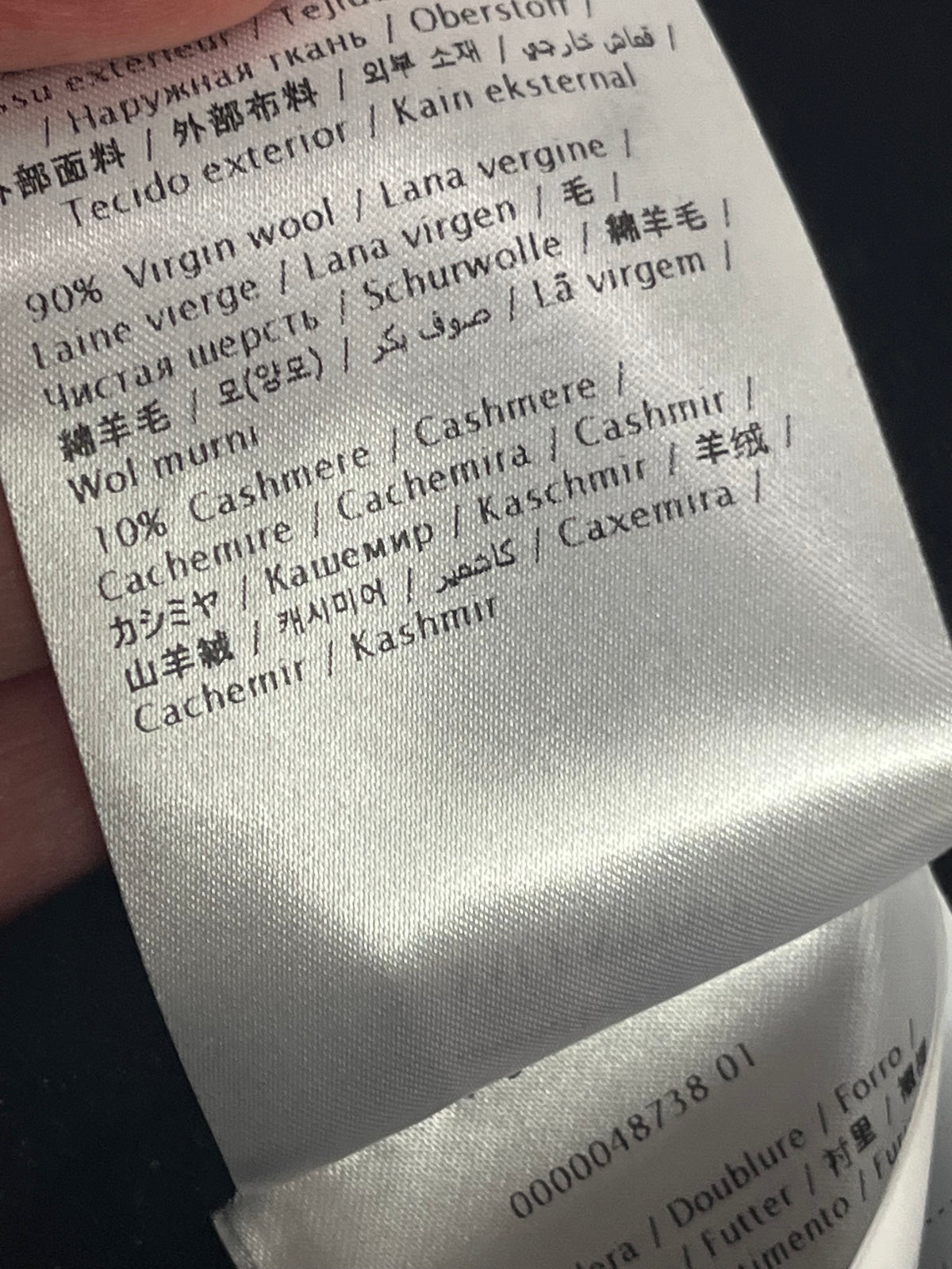 Valentino wool & cashmere coat