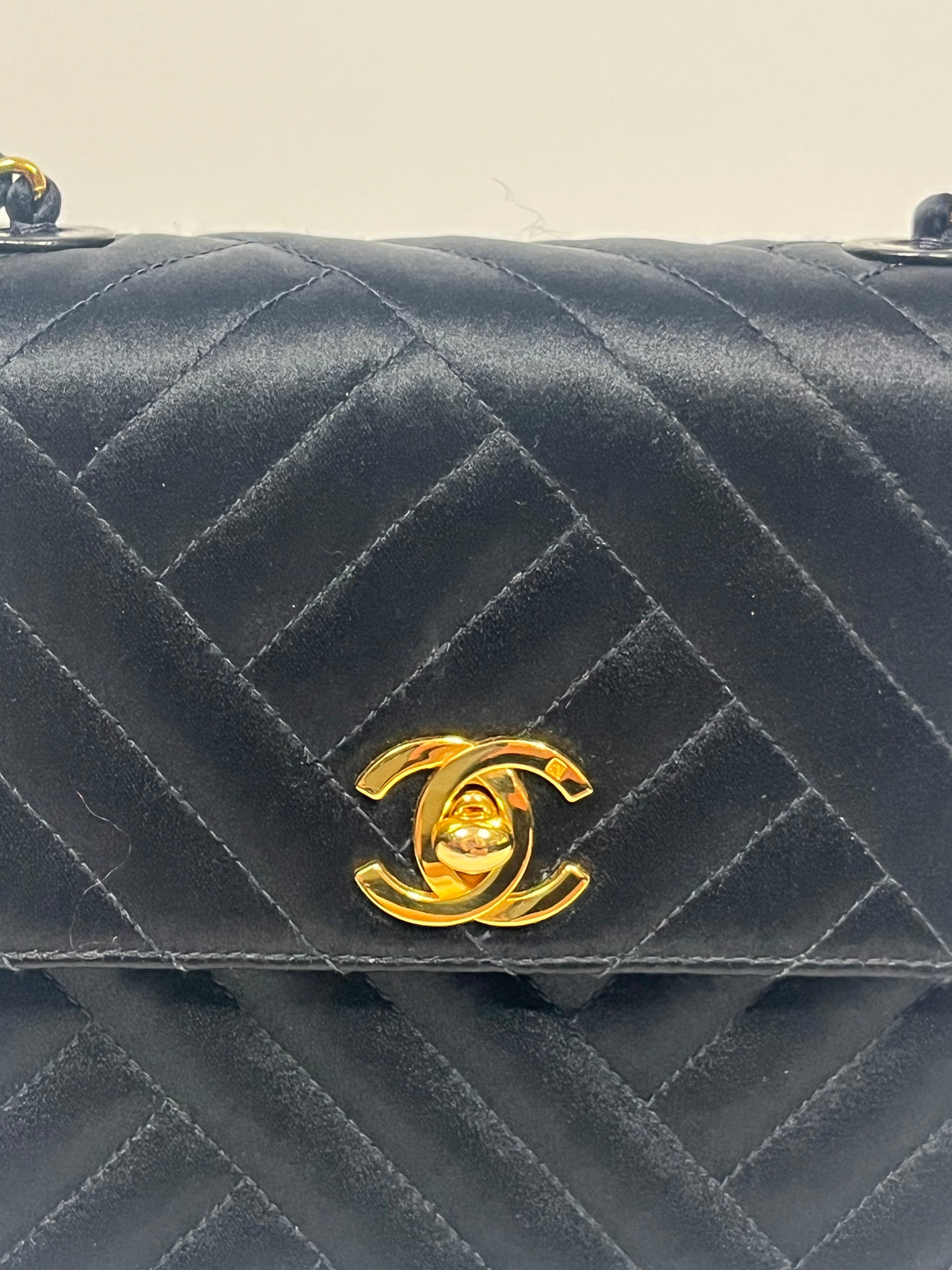 Vintage CHANEL satin bag