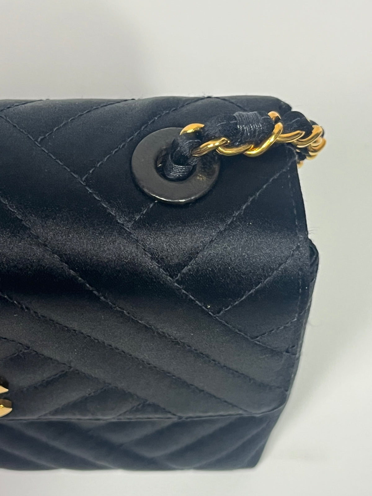 Vintage CHANEL satin bag