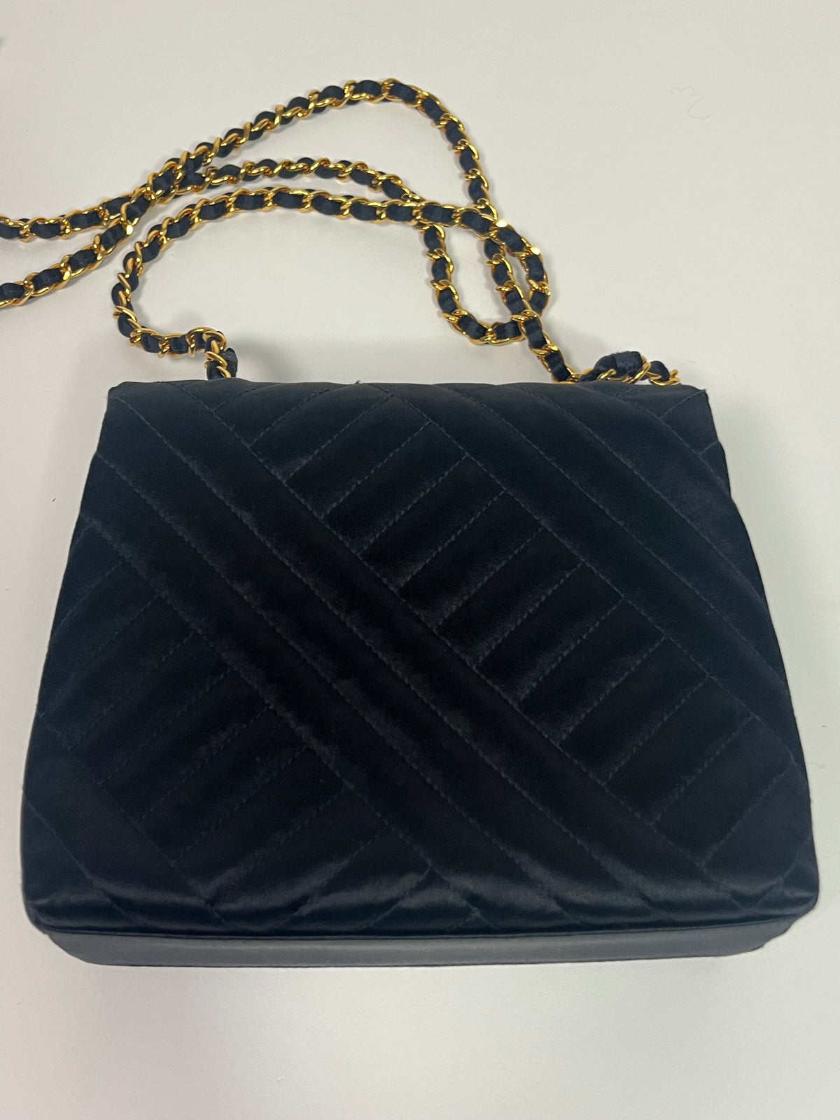 Vintage CHANEL satin bag
