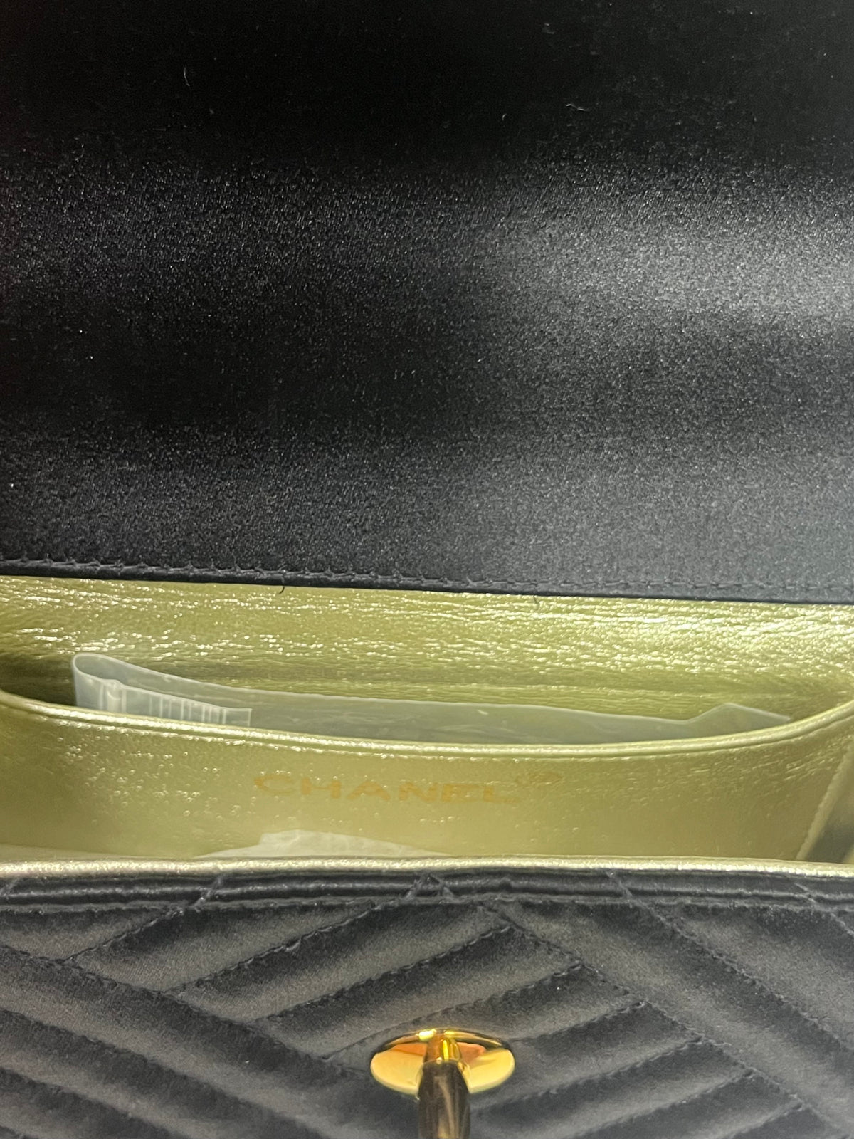 Vintage CHANEL satin bag