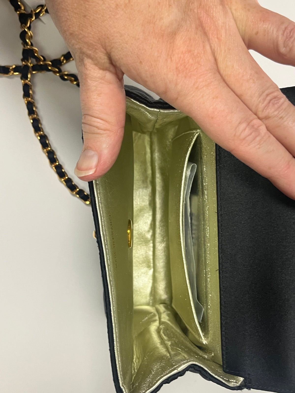 Vintage CHANEL satin bag