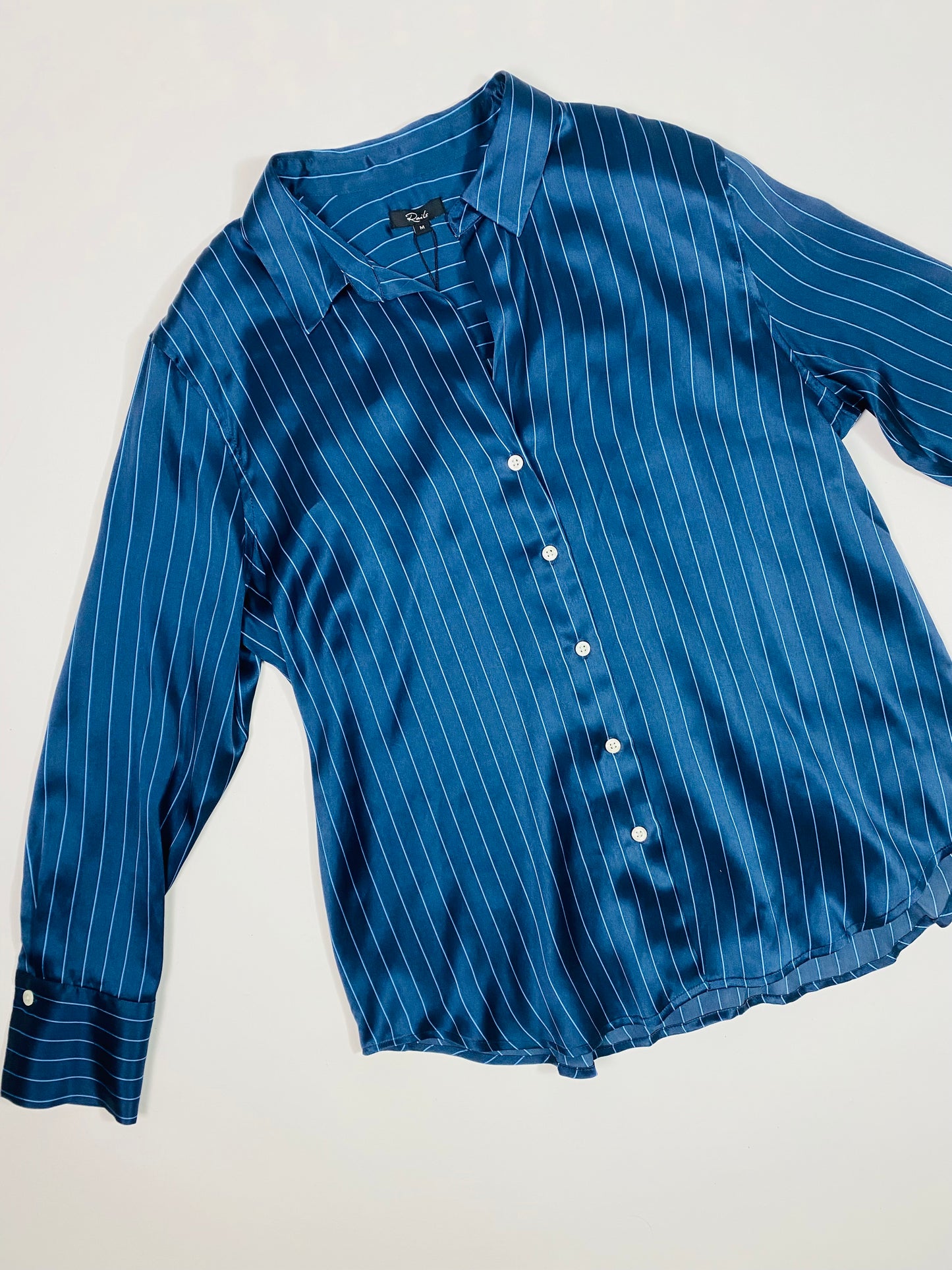 Rails pinstripe blouse