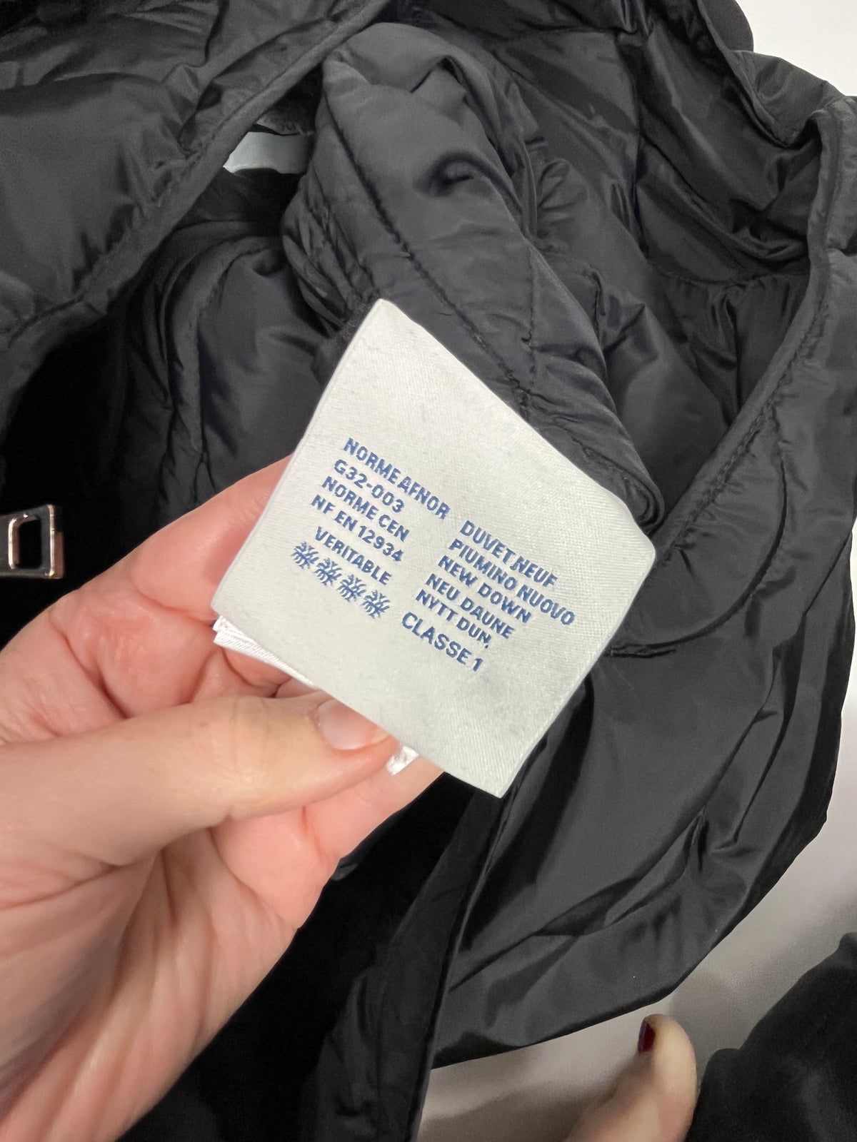 Moncler quilted coat  size 2