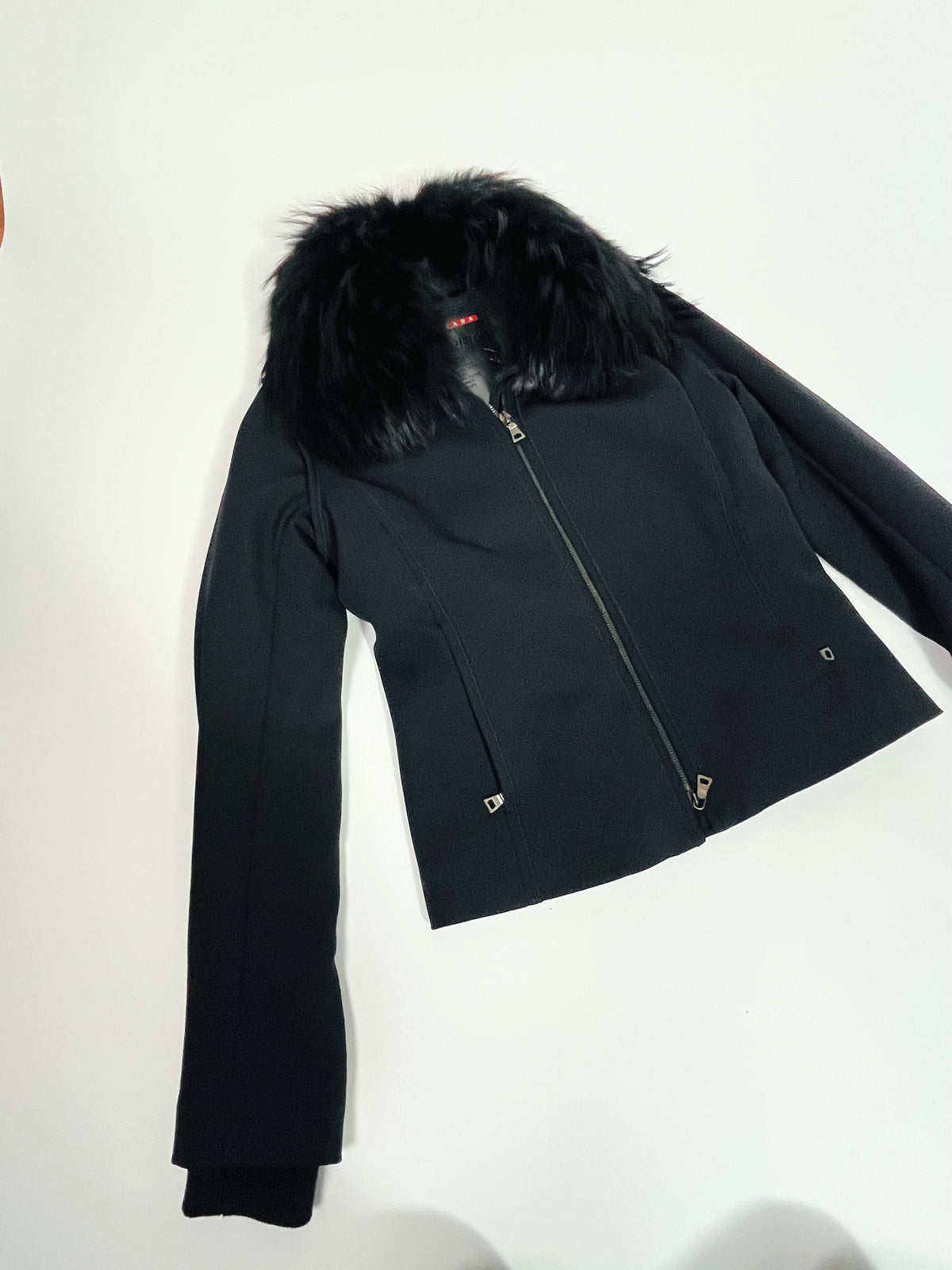 Prada technical jacket with detachable collar