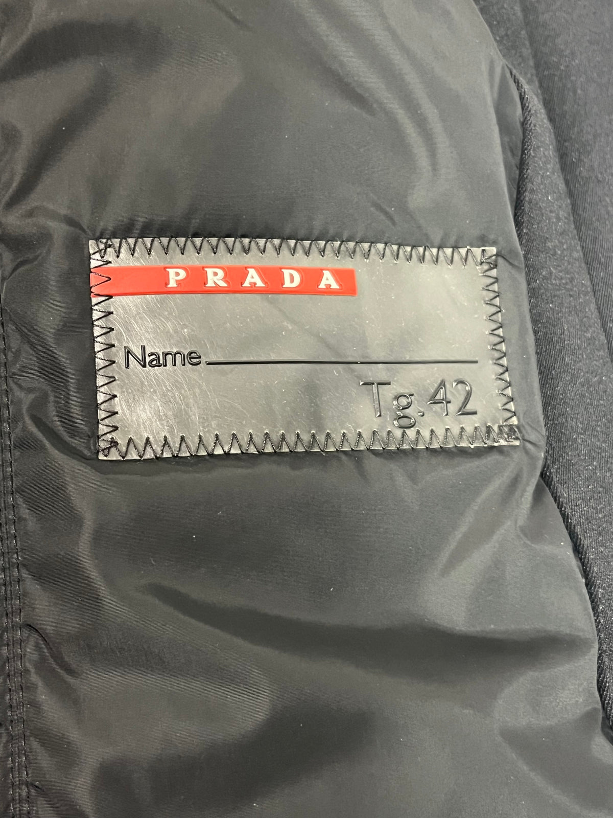 Prada technical jacket with detachable collar