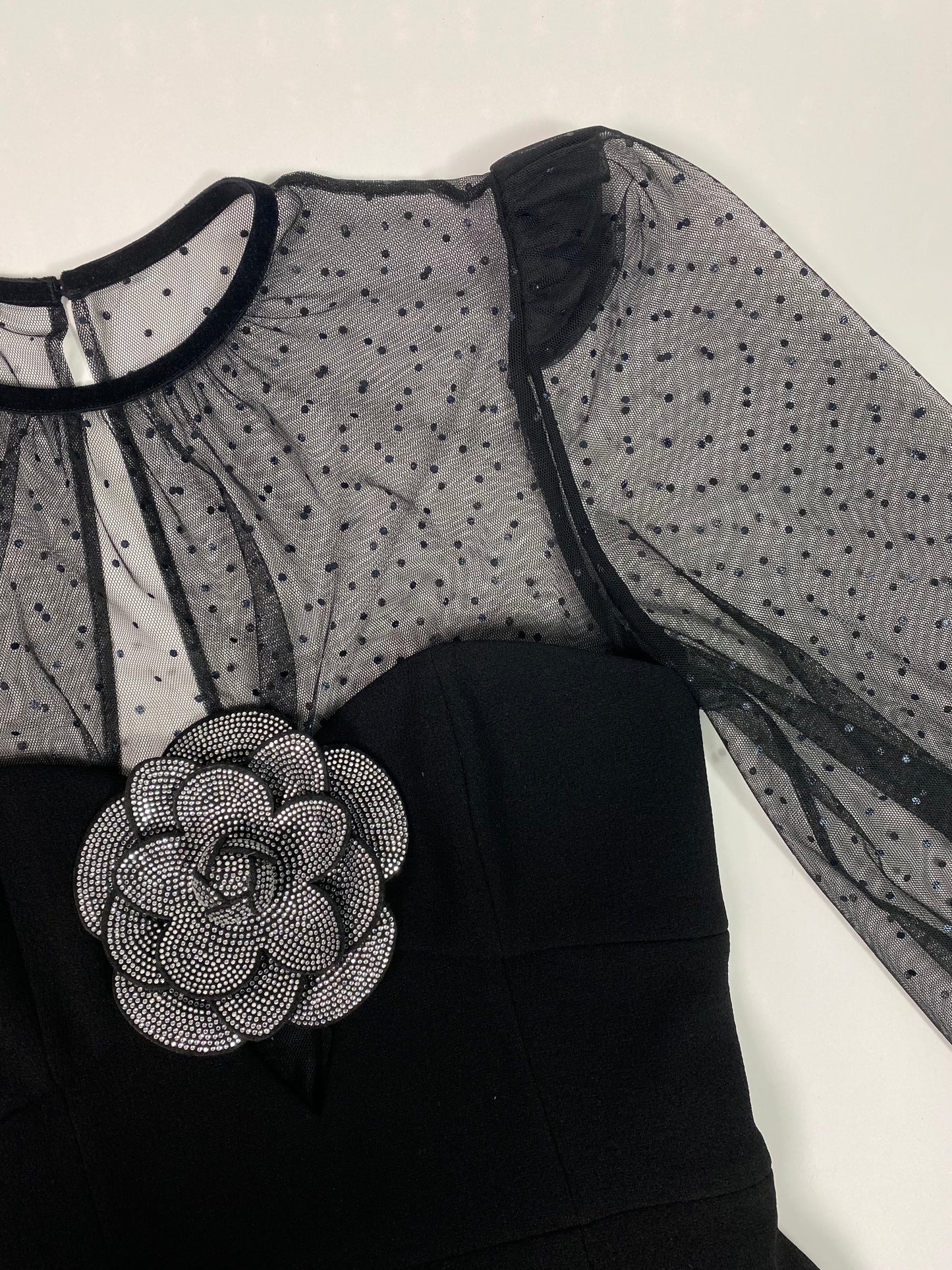 Rebecca Vallance mesh mini dress