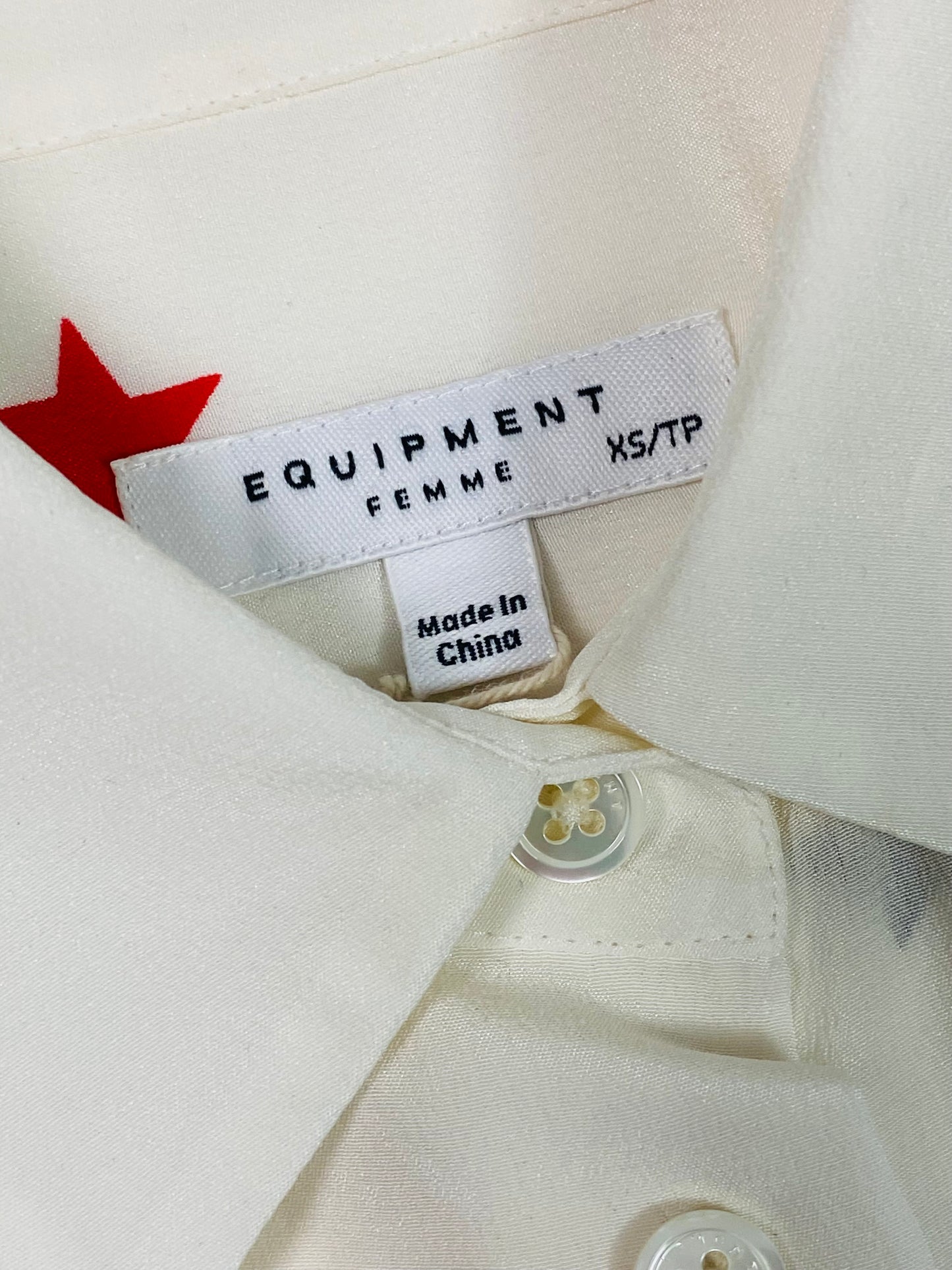 Equipment silk shirt