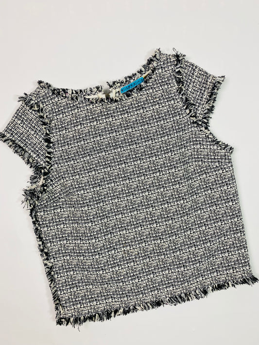 Alice and Olivia Tweed top