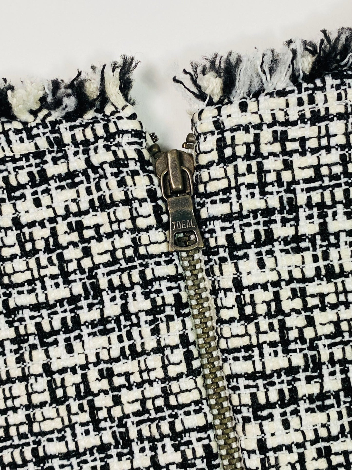 Alice and Olivia Tweed top