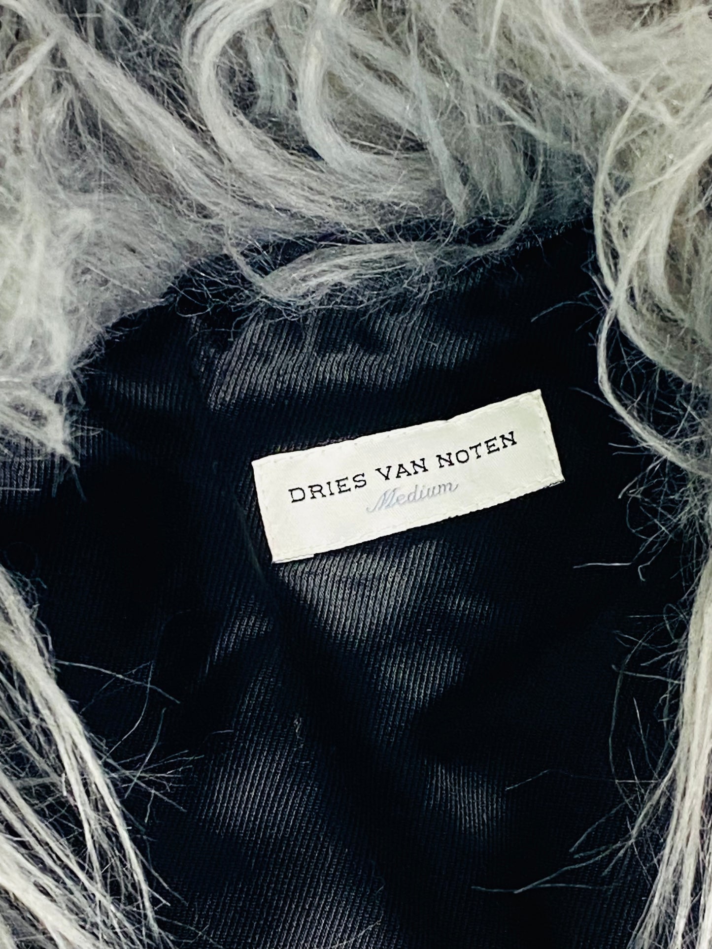 Dries Van Noten short fur jacket