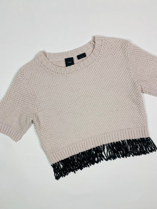 PINKO embellished knit top