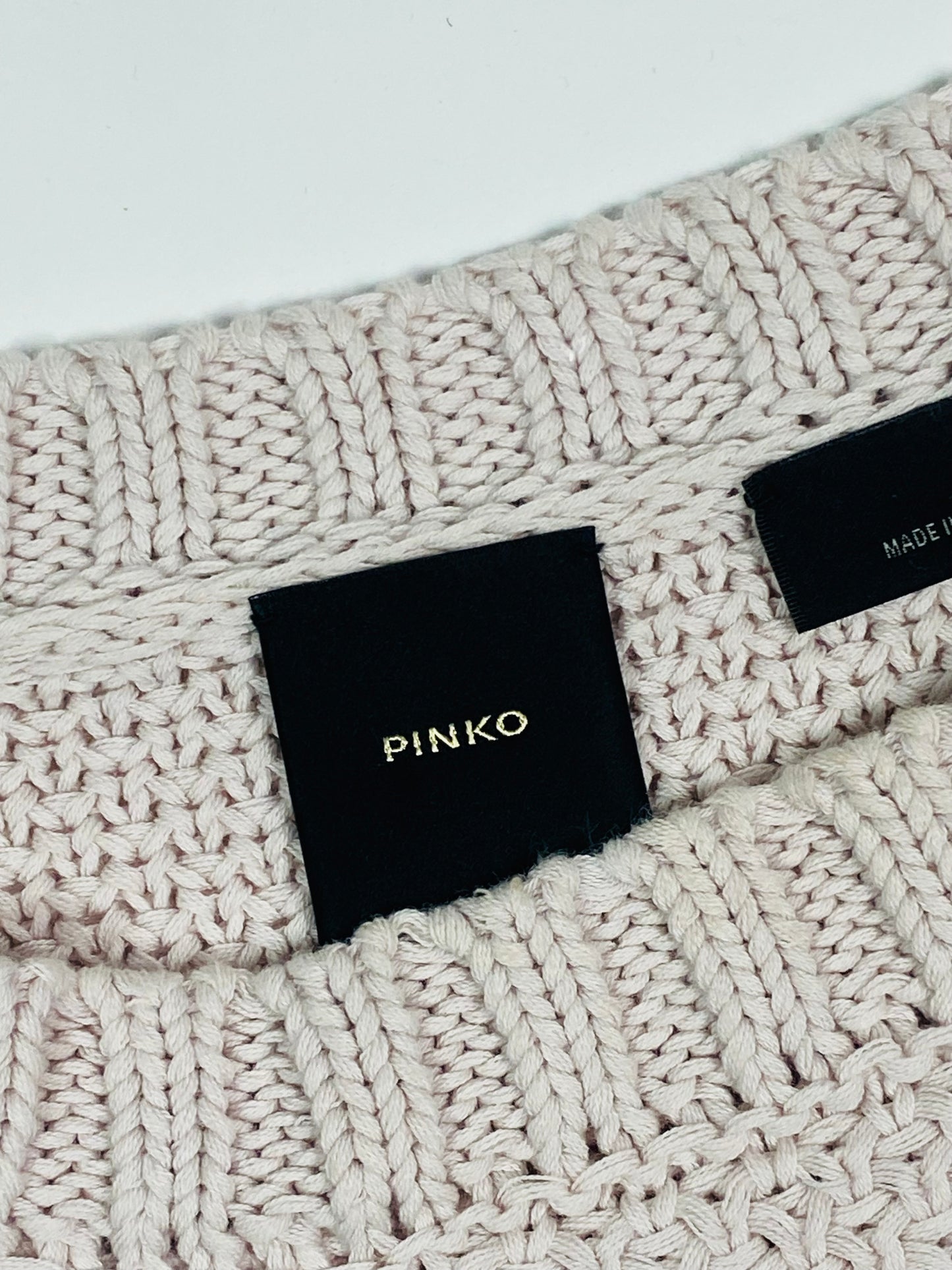 PINKO embellished knit top