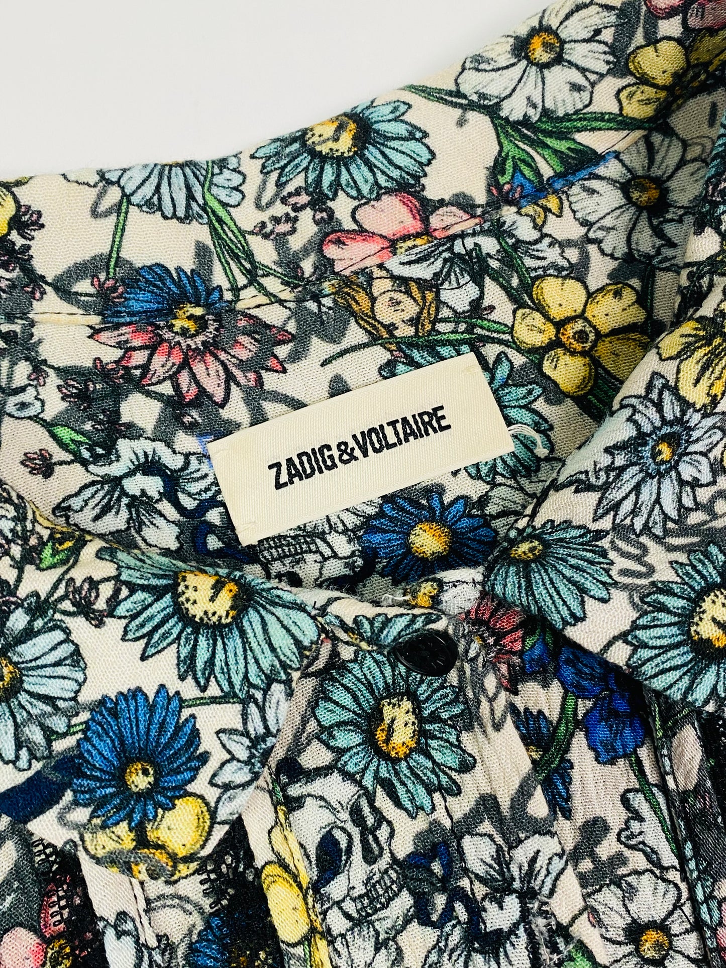 Zadig & Voltaire floral shirt dress
