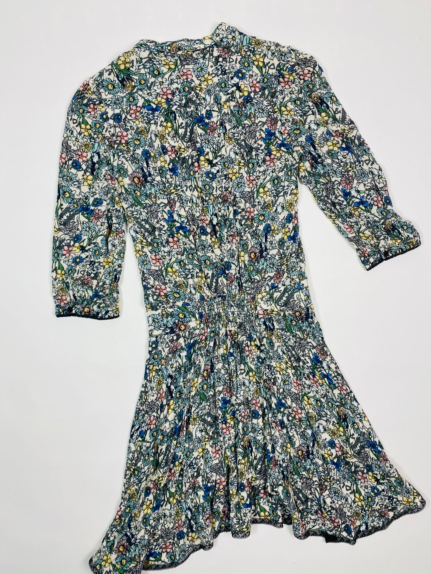 Zadig & Voltaire floral shirt dress