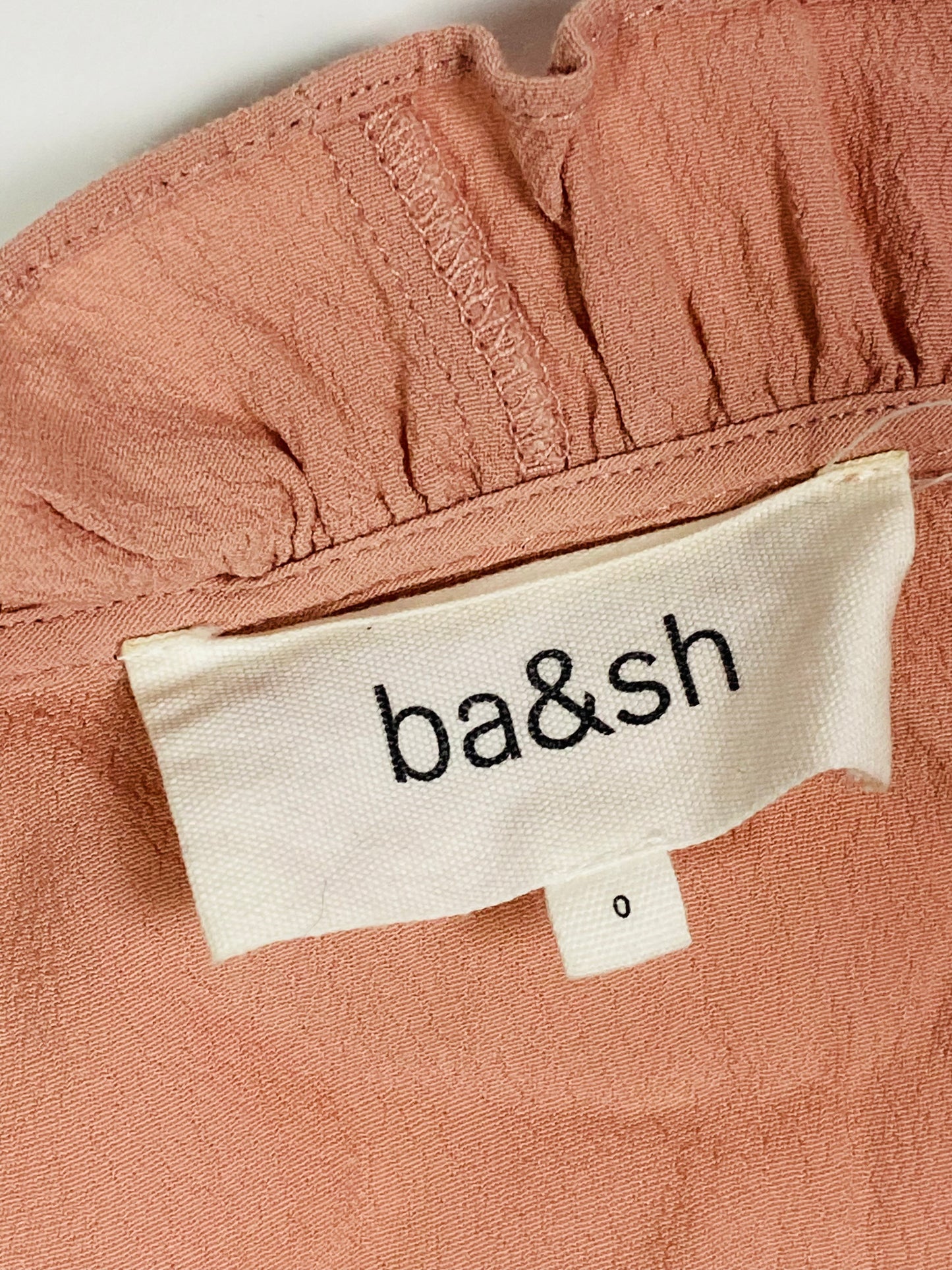Ba&sh salmon blouse