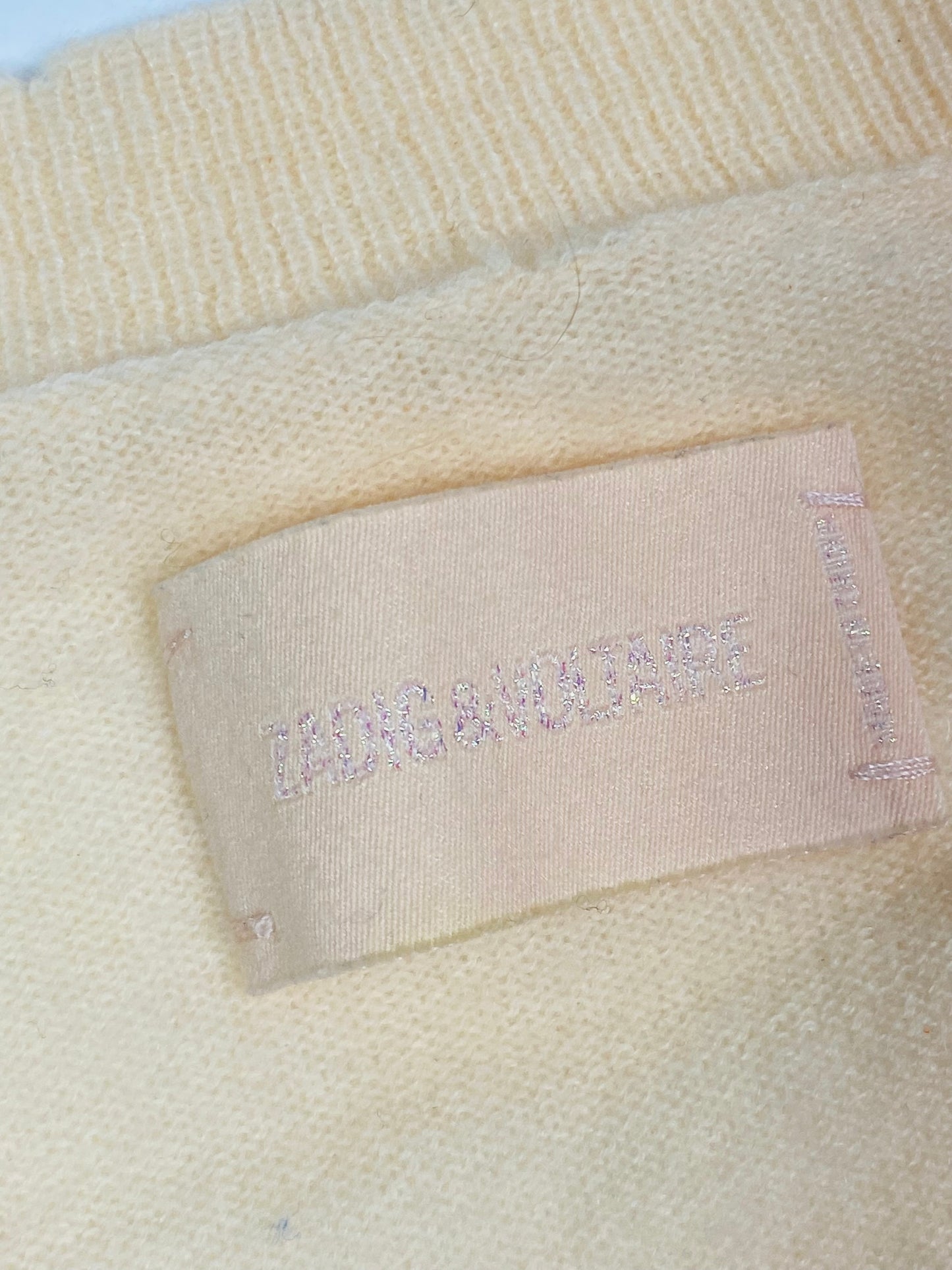 Zadig & Voltaire short cashmere sweater