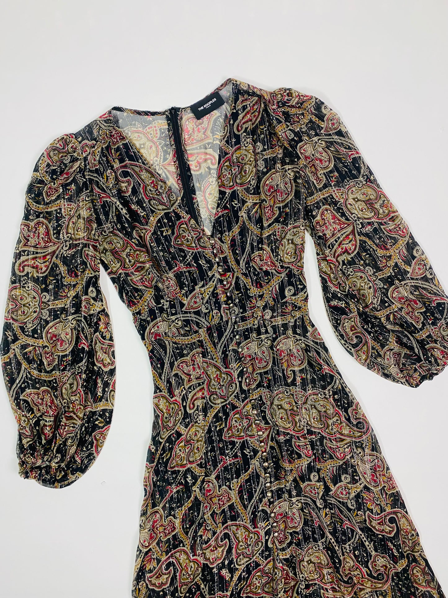 The Kooples Paris puff sleeve dress