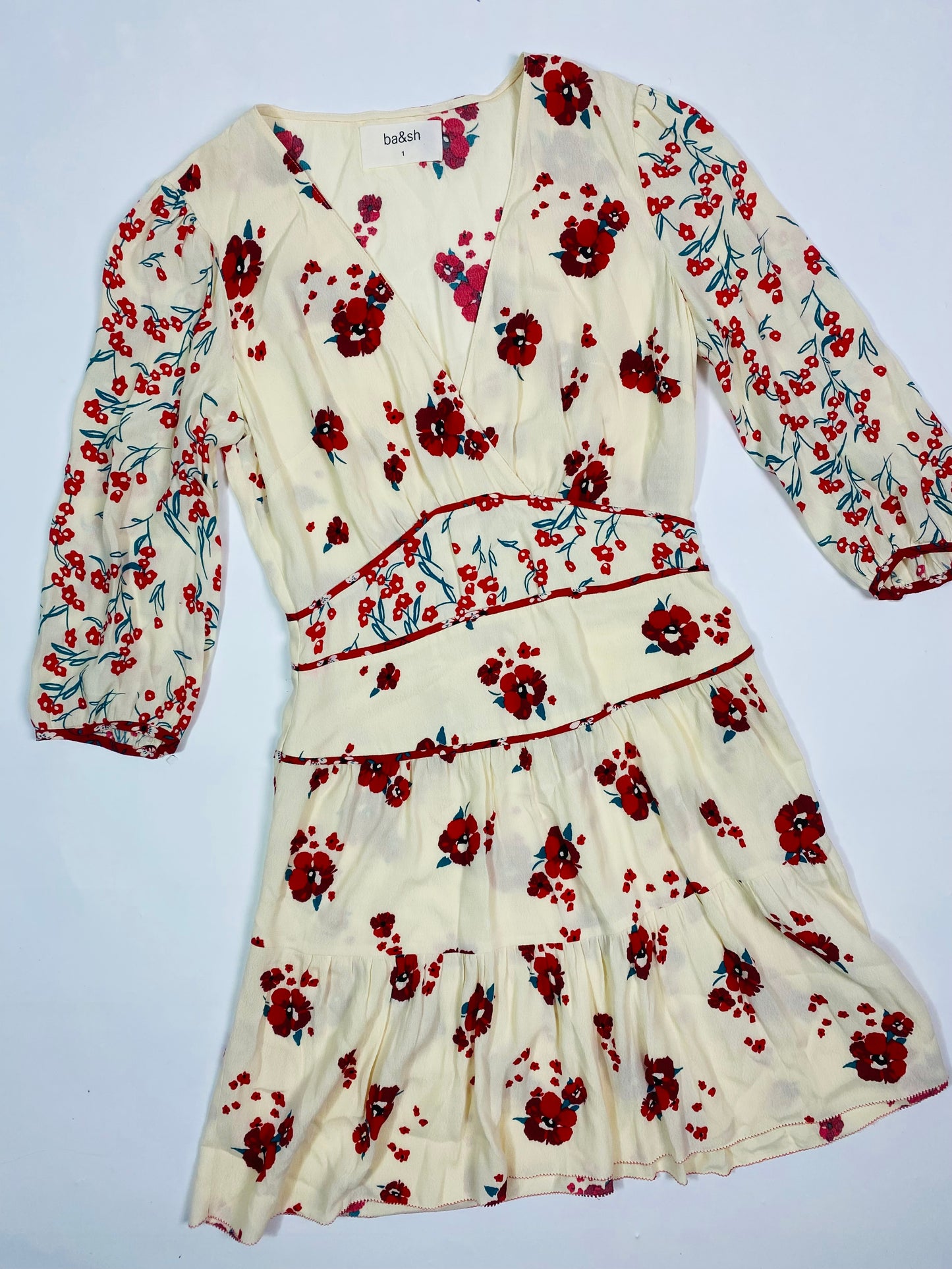 Ba&sh floral mini dress