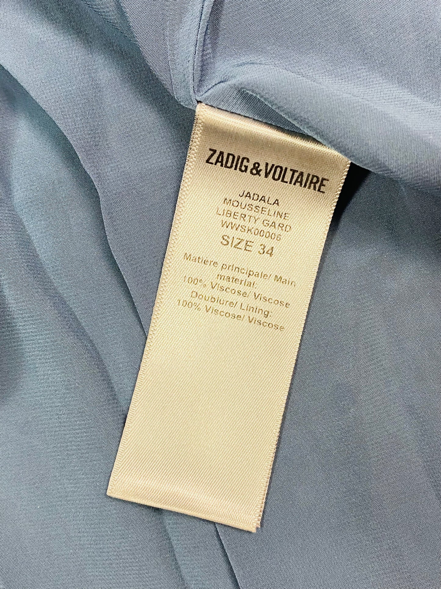 Zadig & Voltaire ruched mini skirt
