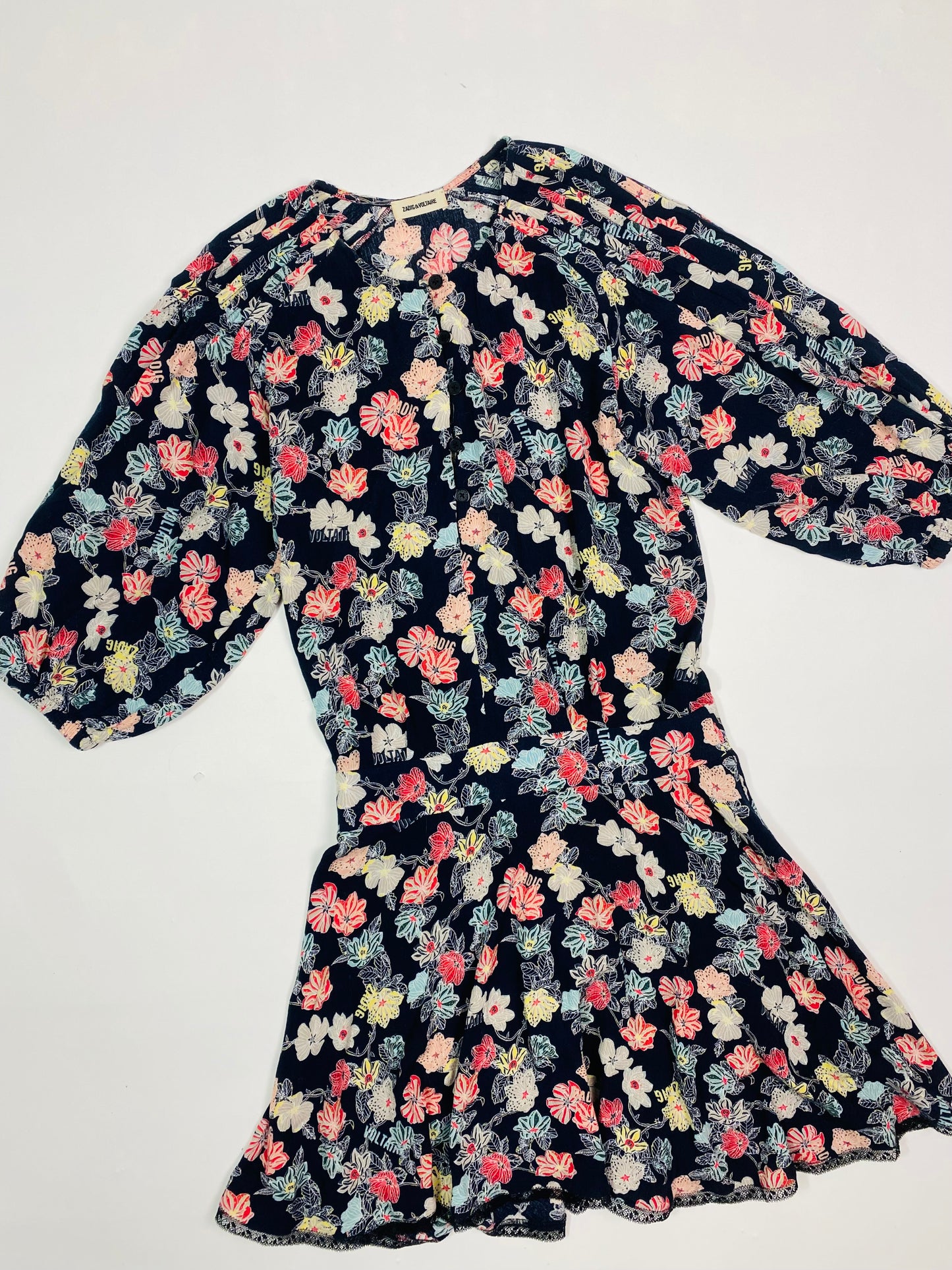 Zadig & Voltaire puff sleeve dress